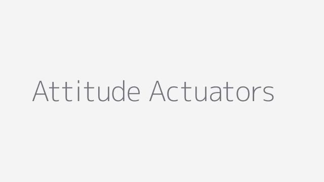 Attitude Actuators
